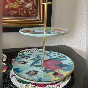 Disney Alice in Wonderland Mary Blair Tiered Serving Tray 70th anniversary